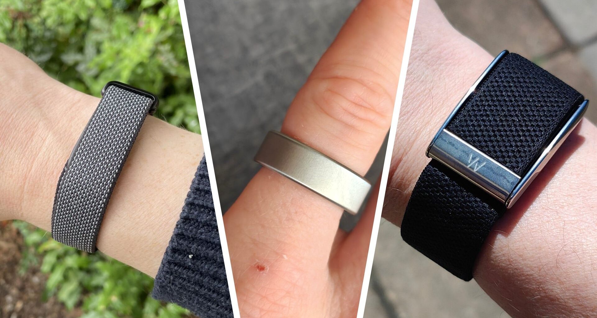 Google Fitbit Air, Oura Ring 4, Whoop MG