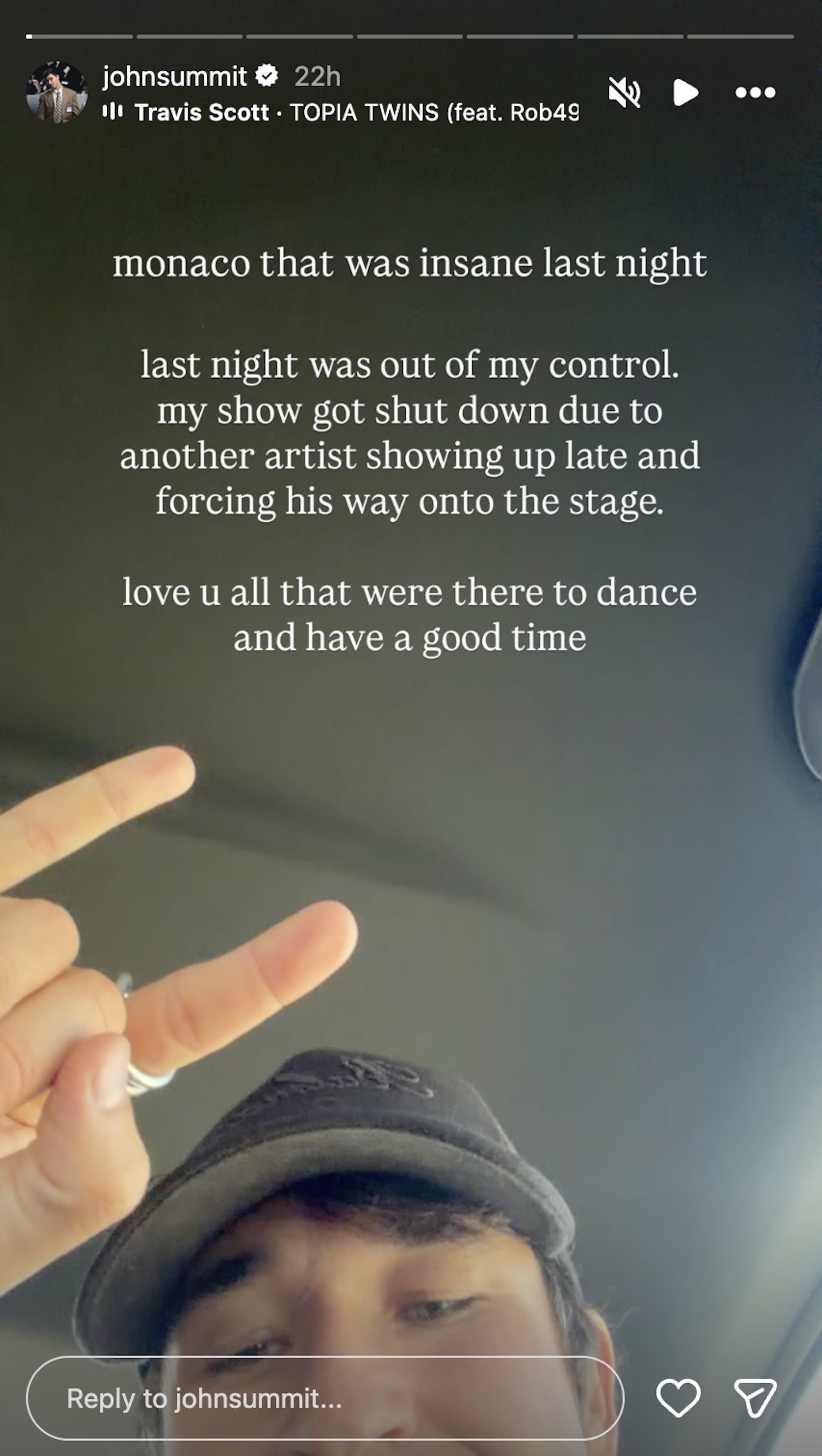 John Summit Instagram Stories