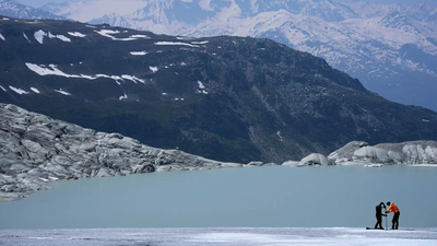 Swiss glaciers shrink as climate crisis fuels extreme heat across Europe