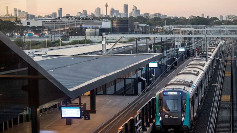 The opening date of Sydney's metro extension project was delayed by two weeks after regulatory hiccups at the last minute (file image).