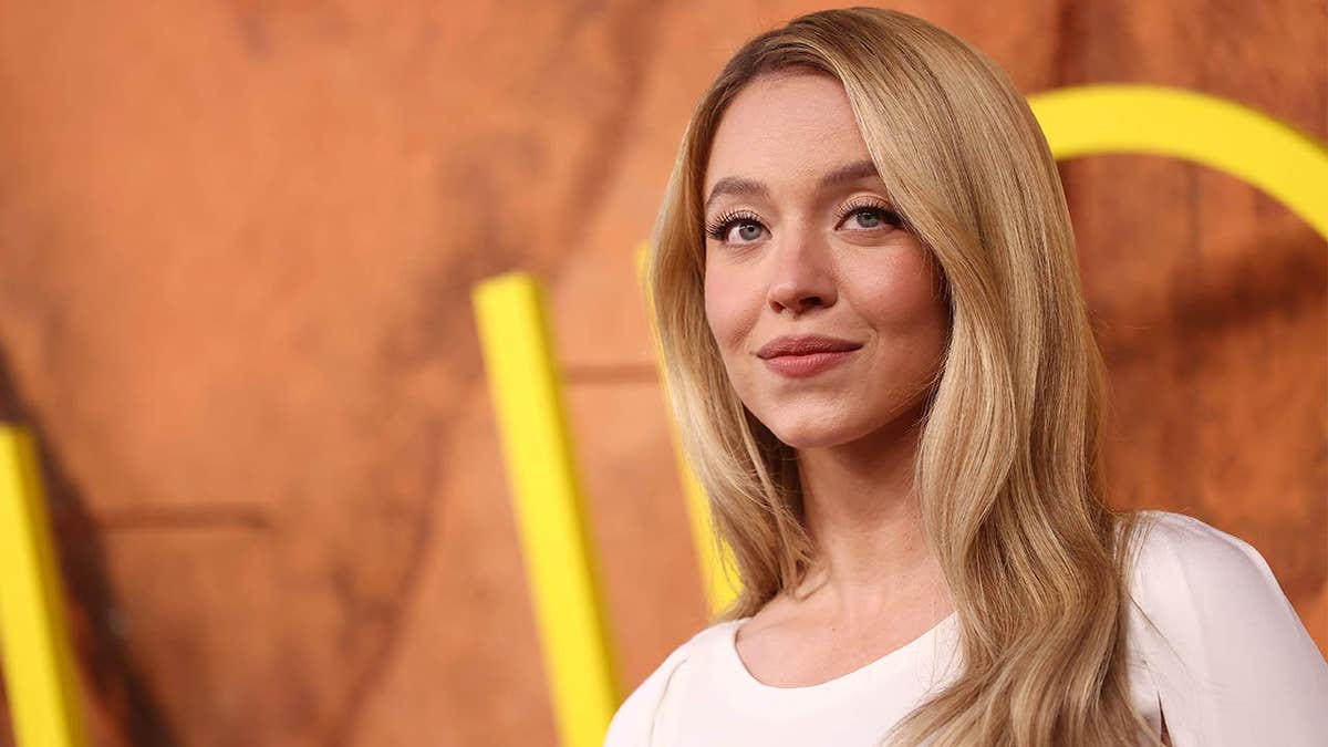 Sydney Sweeney standing on the red carpet at the Los Angeles premiere of HBO's Euphoria Season 3