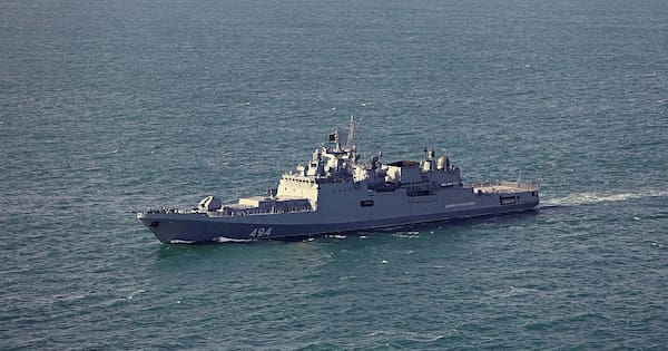 Russian warship fired warning shots near UK-registered yacht in Channel