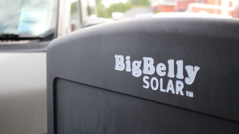 The Big Belly bins were first installed in 2015.