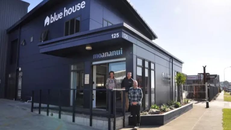 The Blue House where Maidenfleet is based is a partnership between the Nelson Regional Development Agency, Kernohan Engineering and Westpac.
