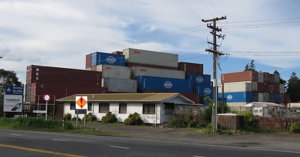 Katikati shipping container terminal leaves for Hamilton amid complaints