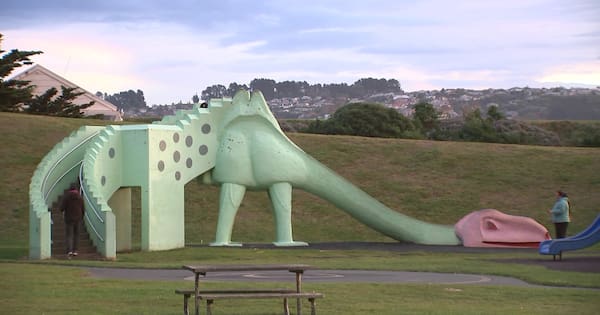 Dunedin's beloved dinosaur slide faces extinction after 57 years