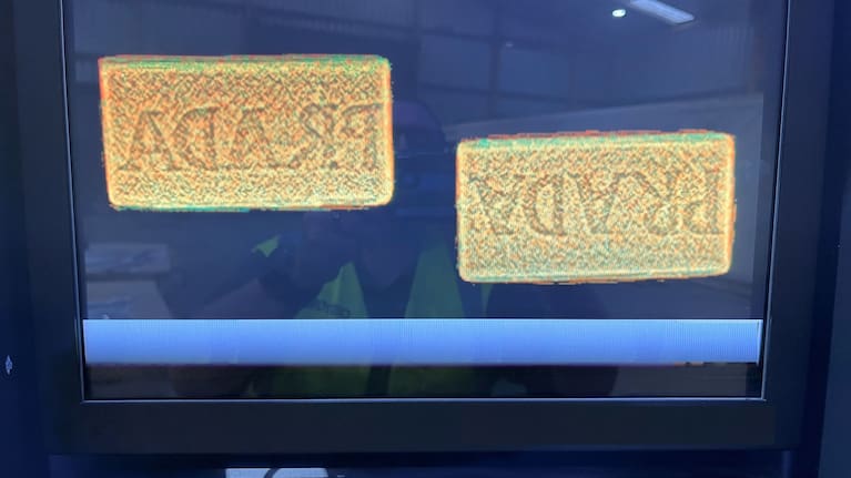 The drugs were found in PRADA branded bricks.
