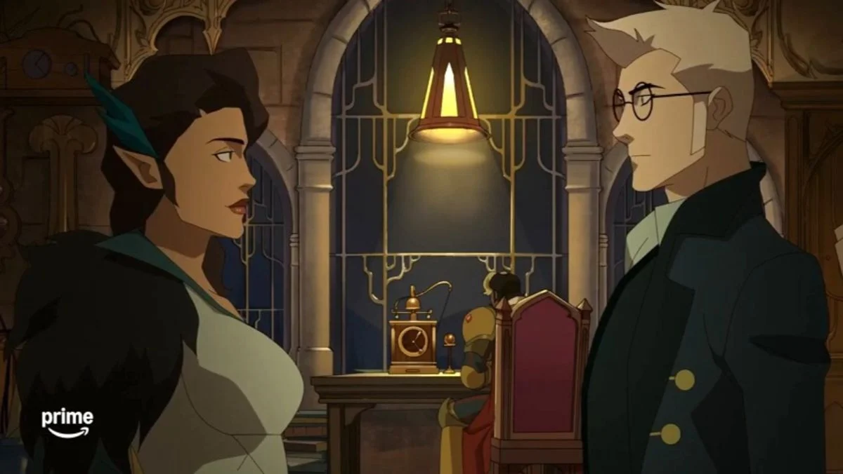 the legend of vox machina season 4 exclusive clip vex, Taryon and percy