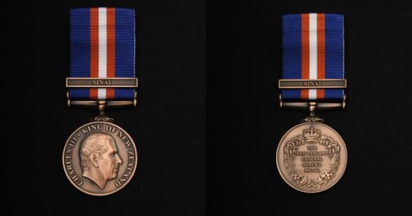 NZ Defence Force issues first medals with image of King Charles
