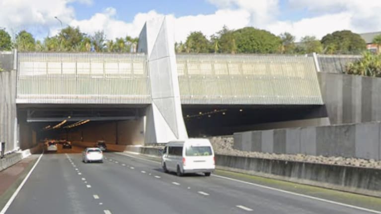 The northern end of the Waterview Tunnel.
