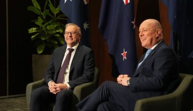 Luxon, Albanese trade 'tongue-in-cheek' barbs after leaders' meeting