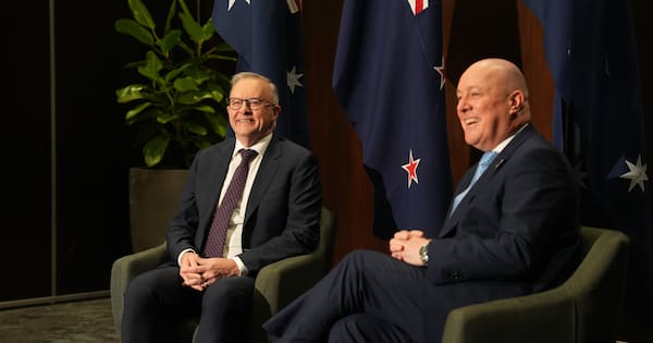 Luxon, Albanese trade 'tongue-in-cheek' barbs after leaders' meeting