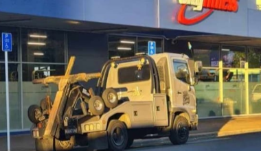 'Bloody cheeky': Council tow truck escapes disability parking fine