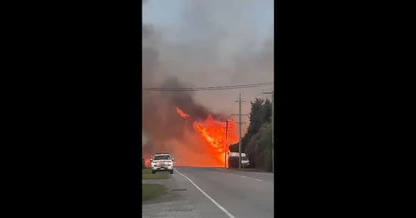 Fire crews battle eight wildfires across Canterbury