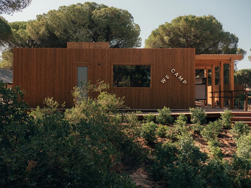 trenchs studio threads low-impact glamping among the pines of southern spain - 2