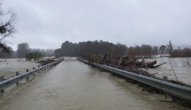 Hundreds stranded after storm wipes out vital bridge