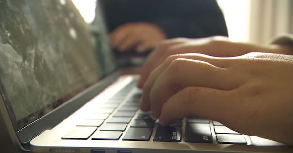 Two teen girls in school after being blocked by wrong information