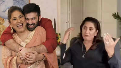 Archana Puran Singh gets teary-eyed as she reads her son Aaryamann’s emotional essay from his school days; Parmeet Sethi reacts