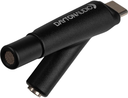 Dayton Audio iMM-6C Calibrated Measurement USB-C Microphone.