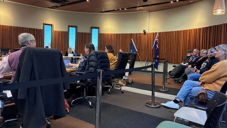 Upper Selwyn Huts residents were in the council chambers to celebrate the milestone moment for their community.