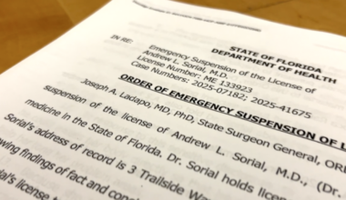 Boca psychiatrist's license suspended after patients allege undressing demands