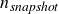 n Subscript italic snapshot