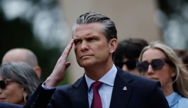 Hegseth invokes immigration and 'invasion' in D-Day speech in France