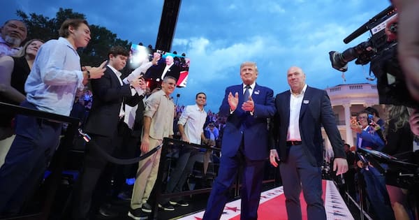 Trump turns 80, celebrates with UFC cage fighting on White House lawn