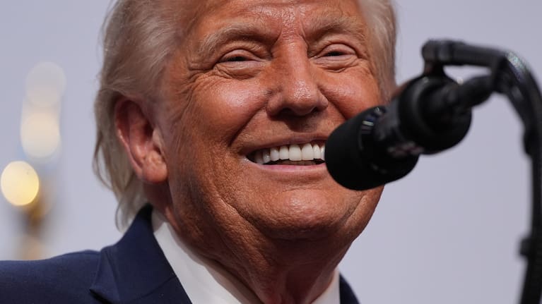 US President Donald Trump speaks during a news conference at the G7 summit, Wednesday, June 17, 2026.