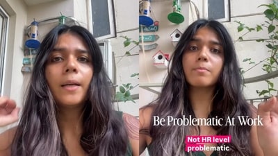 A Mumbai woman said being ‘slightly problematic’ at work meant saying no to unpaid overtime. (Instagram/tulipintheflow)
