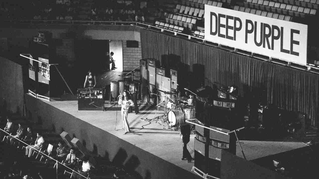 Deep Purple performing onstage at Nippon Budokan in August, 1972