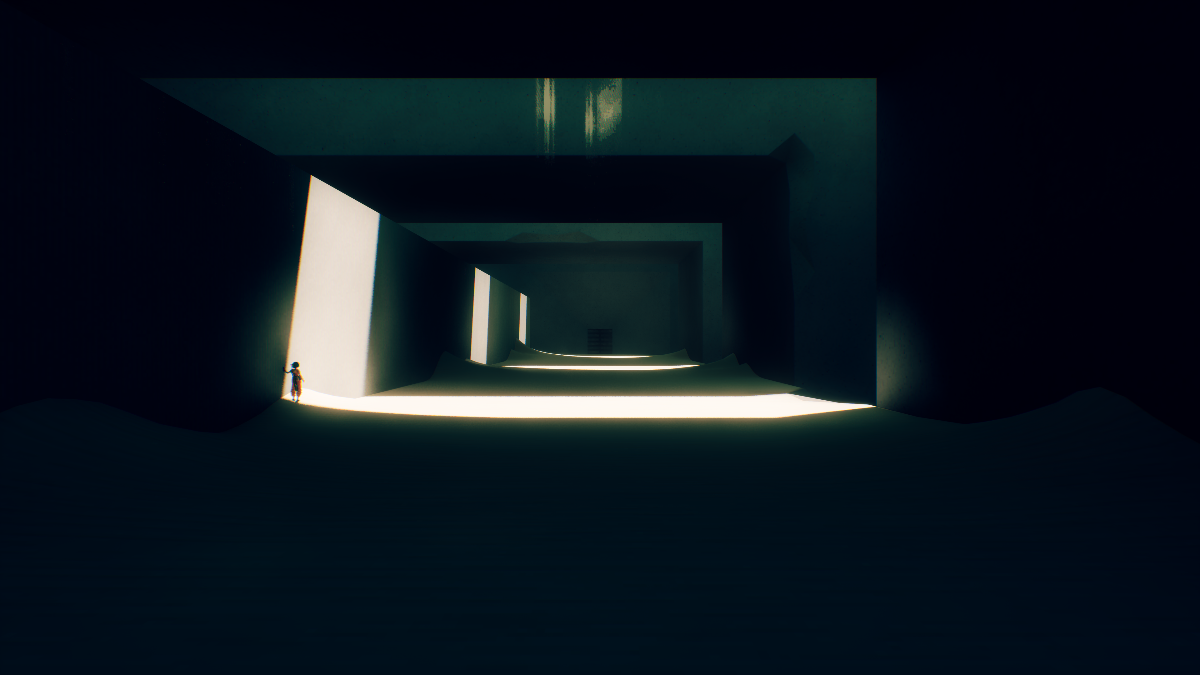 Game screens, stylised platforming world