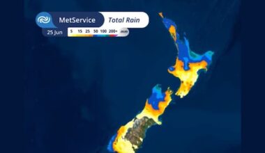 Wetter, windier weather on the way in new front – MetService
