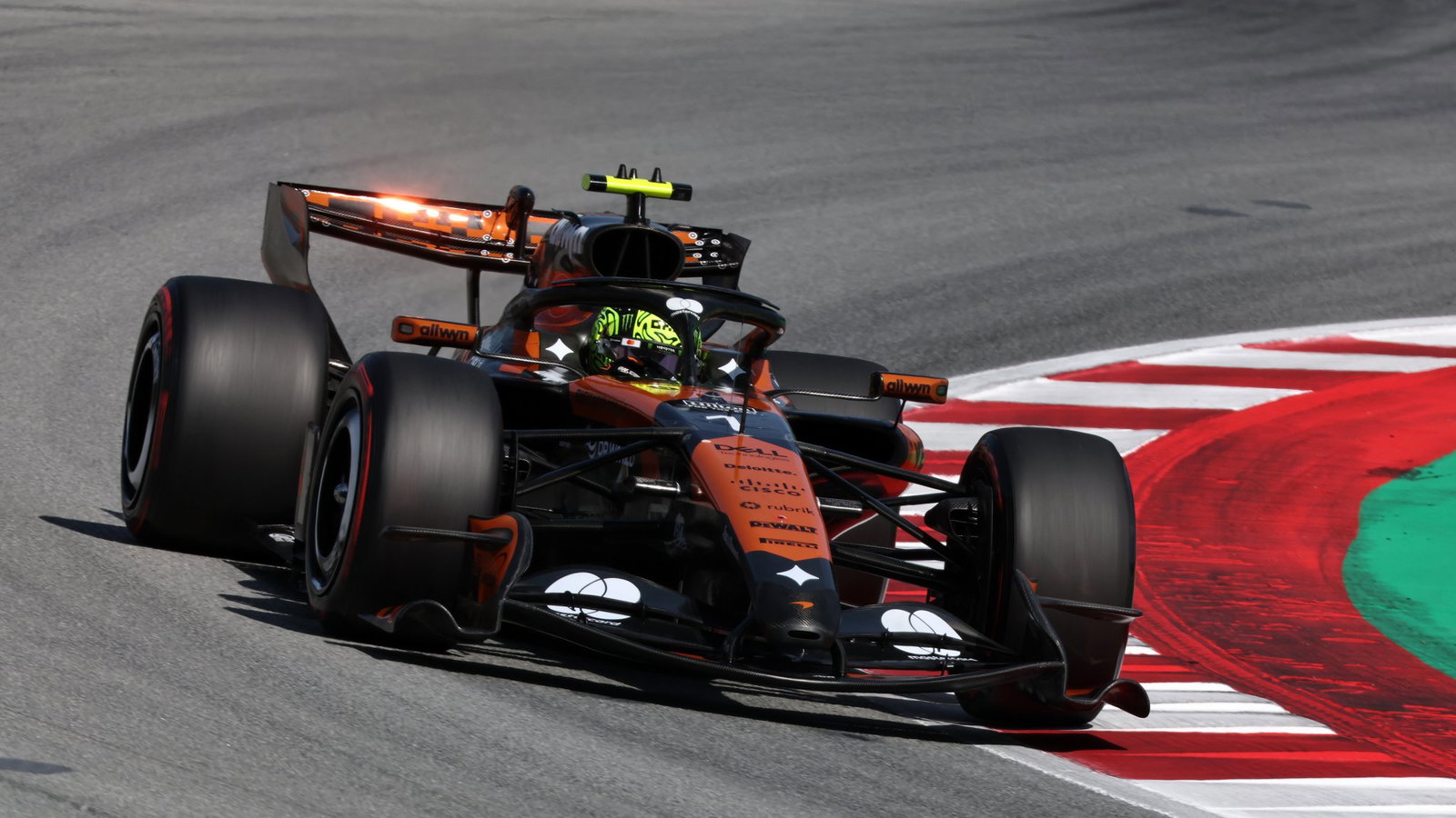Norris qualified fourth in Barcelona