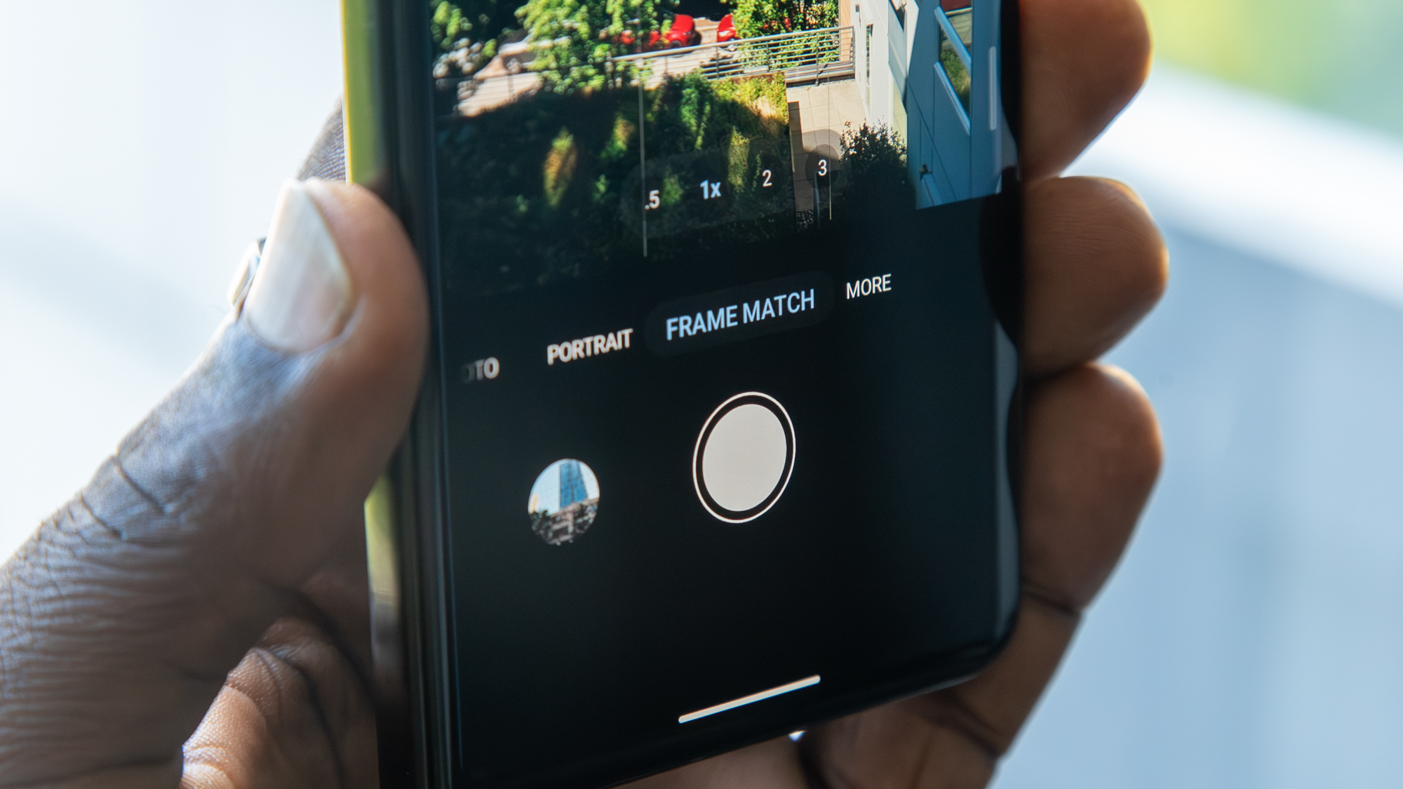 Frame Match on the Motorola Razr Fold