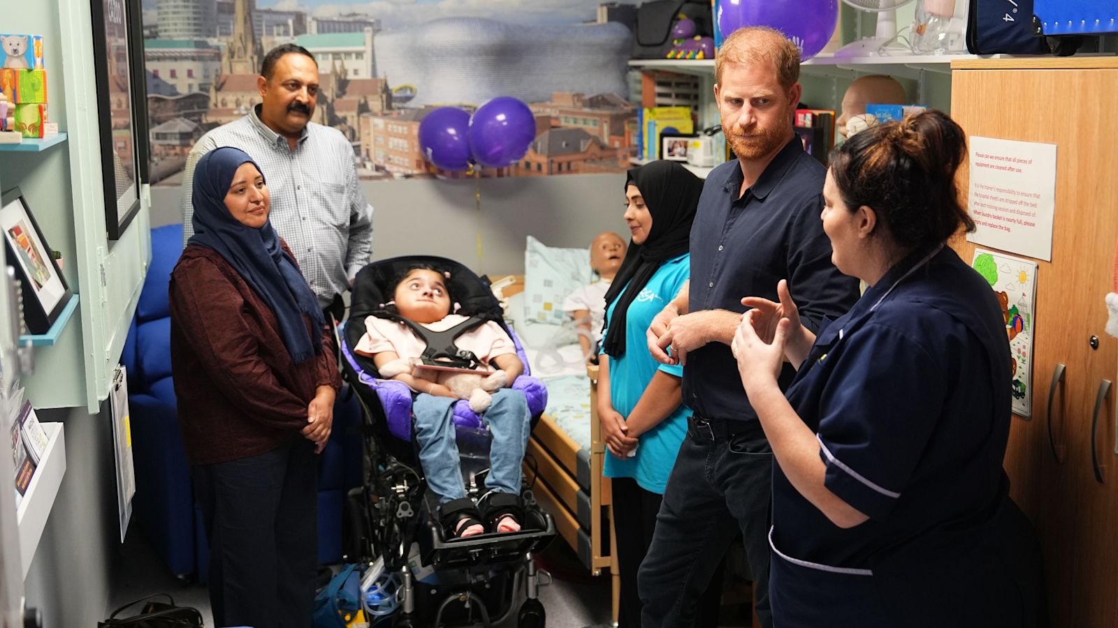 Duke of Sussex highlights NHS ‘financial difficulties’ during hospital visit