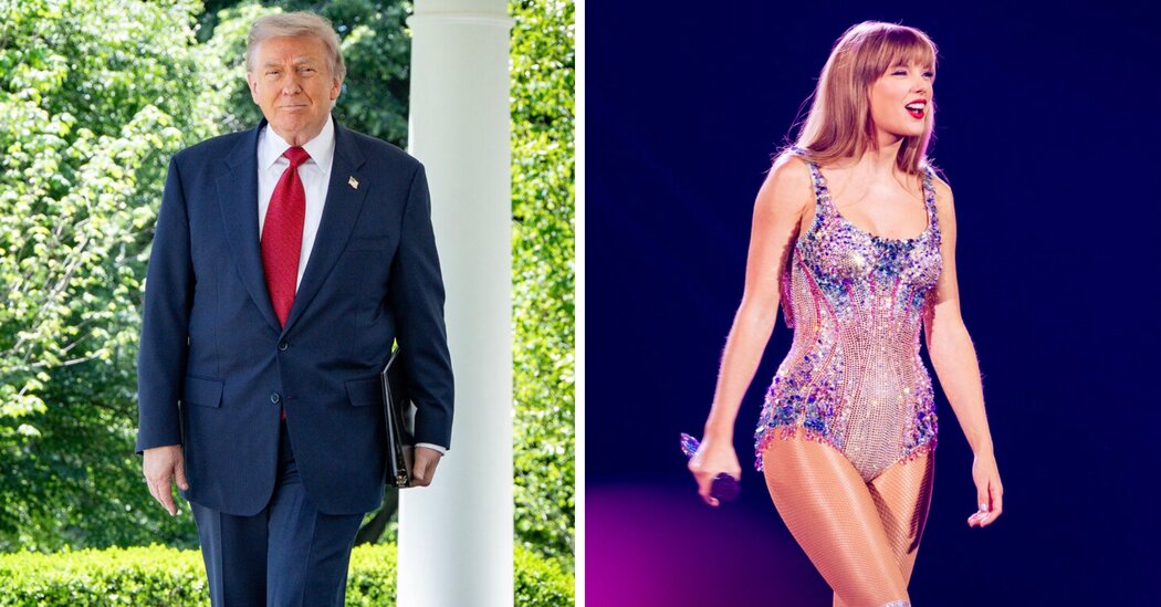 Taylor Swift and Donald Trump Are Both Celebrating July 4th Weekend in Their Own Way.