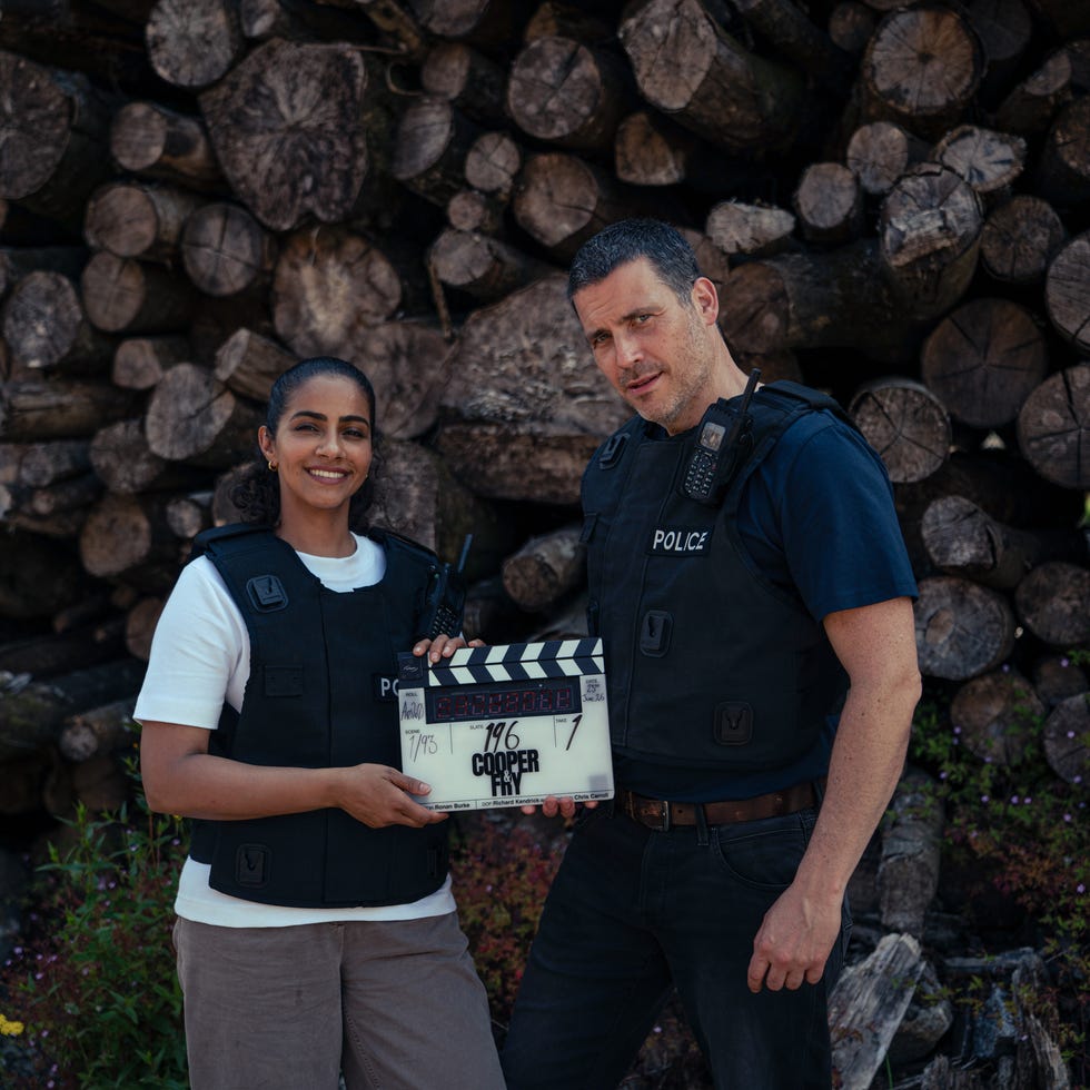 diane fry (mandip gill) and ben cooper (rob james collier) diane fry (mandip gill) and ben cooper (rob james collier)