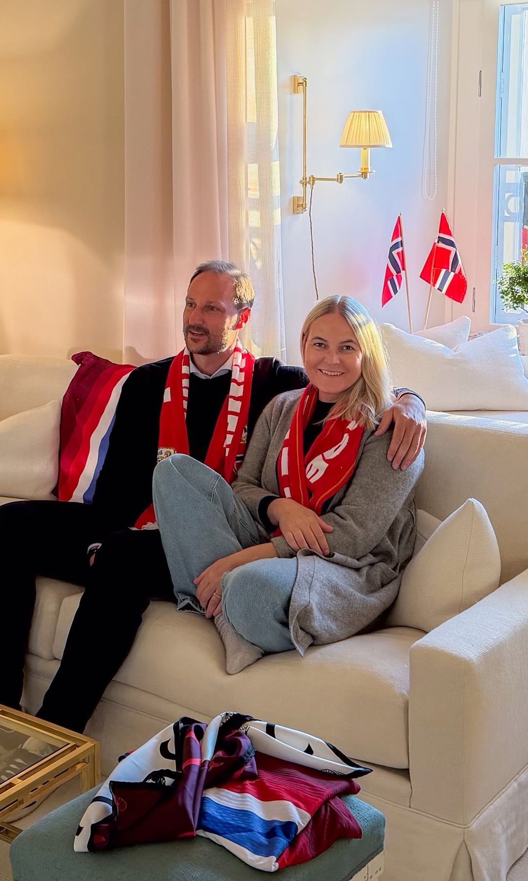 This marks the first look of Mette-Marit since her lung surgery