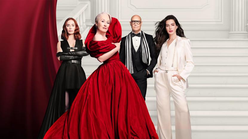 A scene from The Devil Wears Prada 2 A scene from The Devil Wears Prada 2