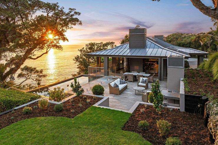 The luxury waterfront home that Kim Dotcom is reportedly renting. Photo / Supplied