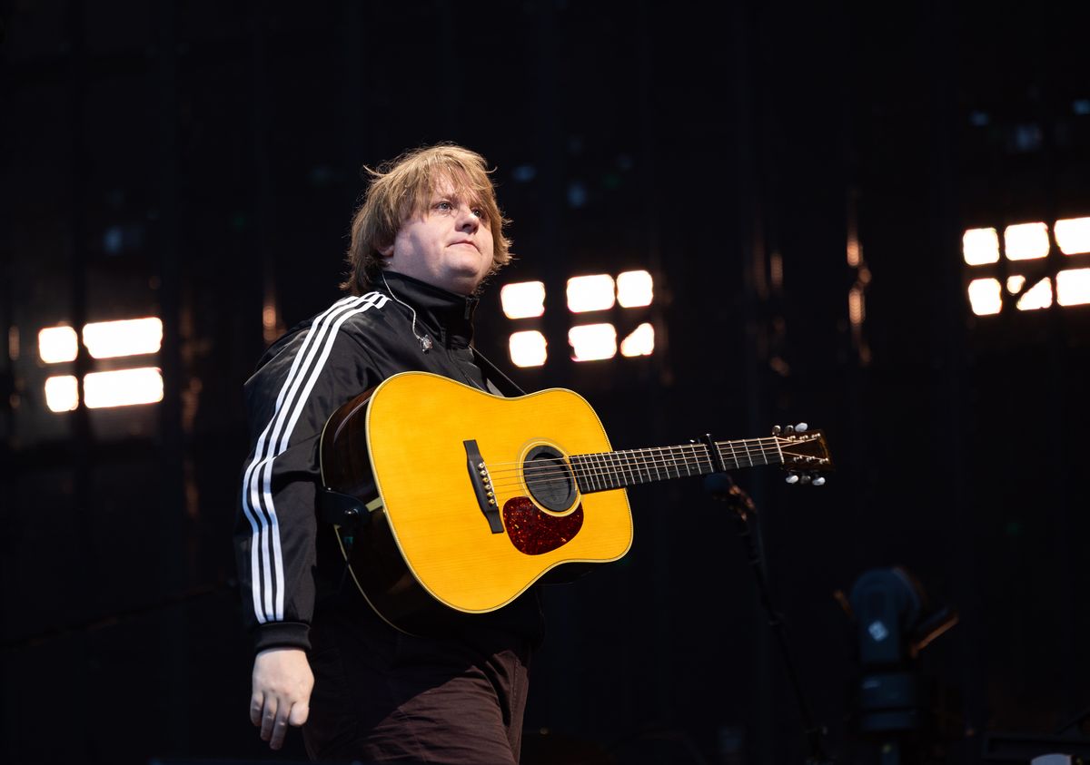 Lewis Capaldi performs at Blackweir Fields on Wednesday, July 1