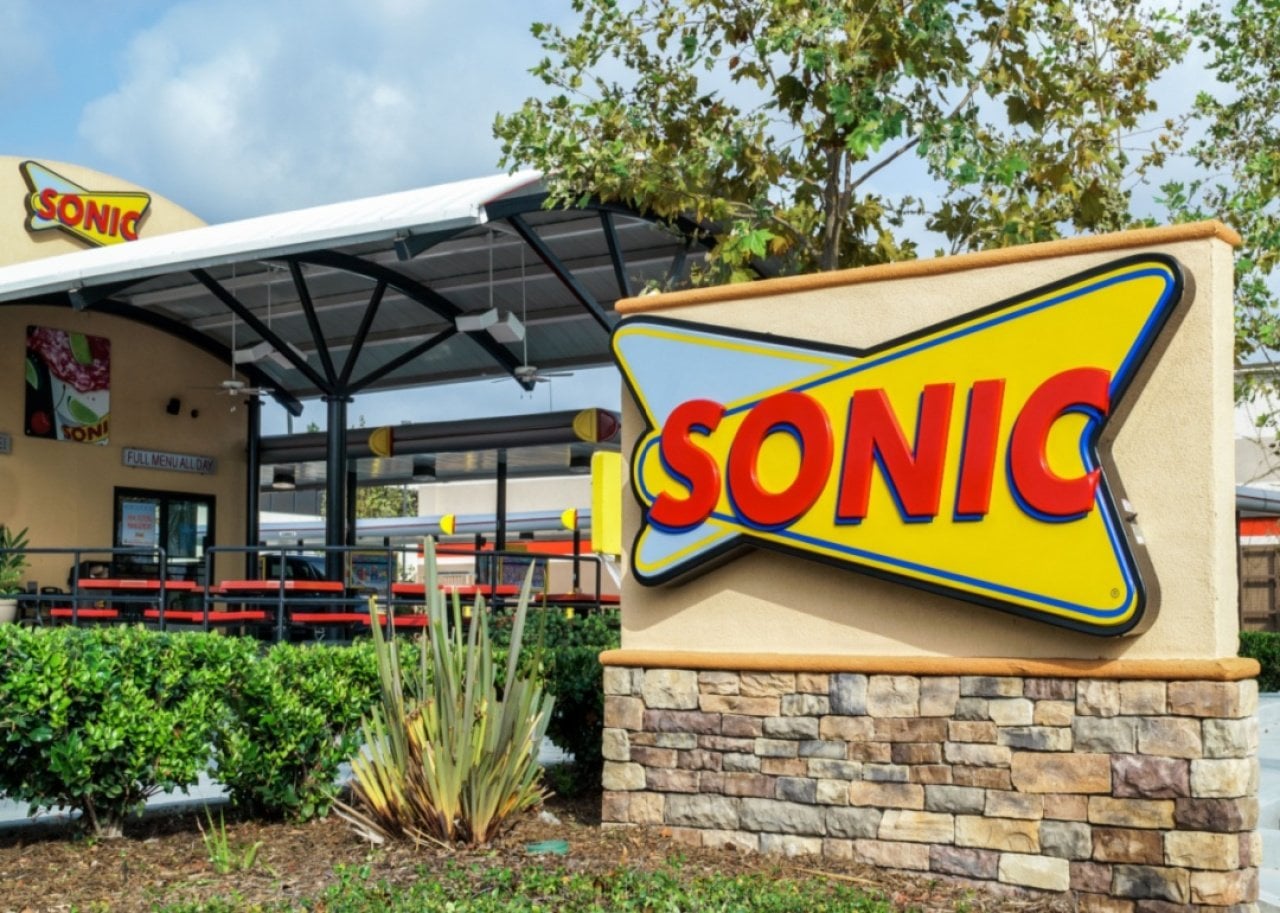 Sonic fast food restaurant. -