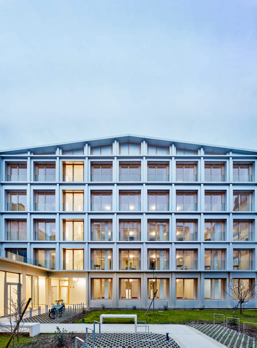 GOLD AWARD Renovation and Addition: Nollet – From Car Park to Social Housing in Paris, France, by NZI Architectes. Photo: Frédéric Delangle