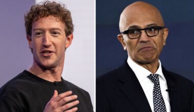 Meta tanks 9%, Microsoft jumps 8% as the AI trade splits Big Tech