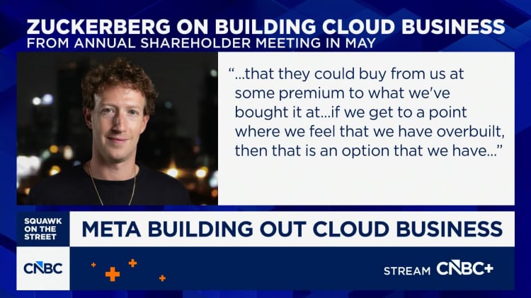 Meta building cloud cloud business