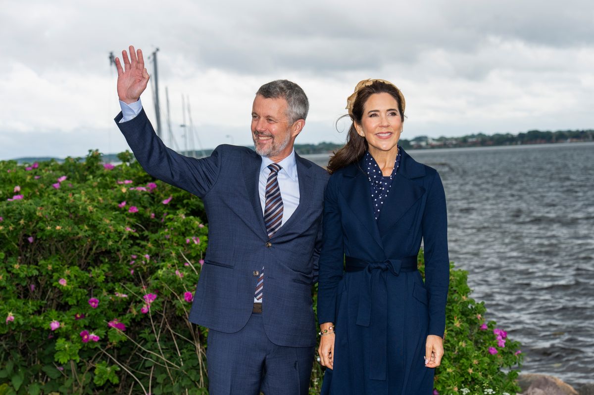 The Danish royal couple are currently spending their annual summer holiday at Gråsten Palace.