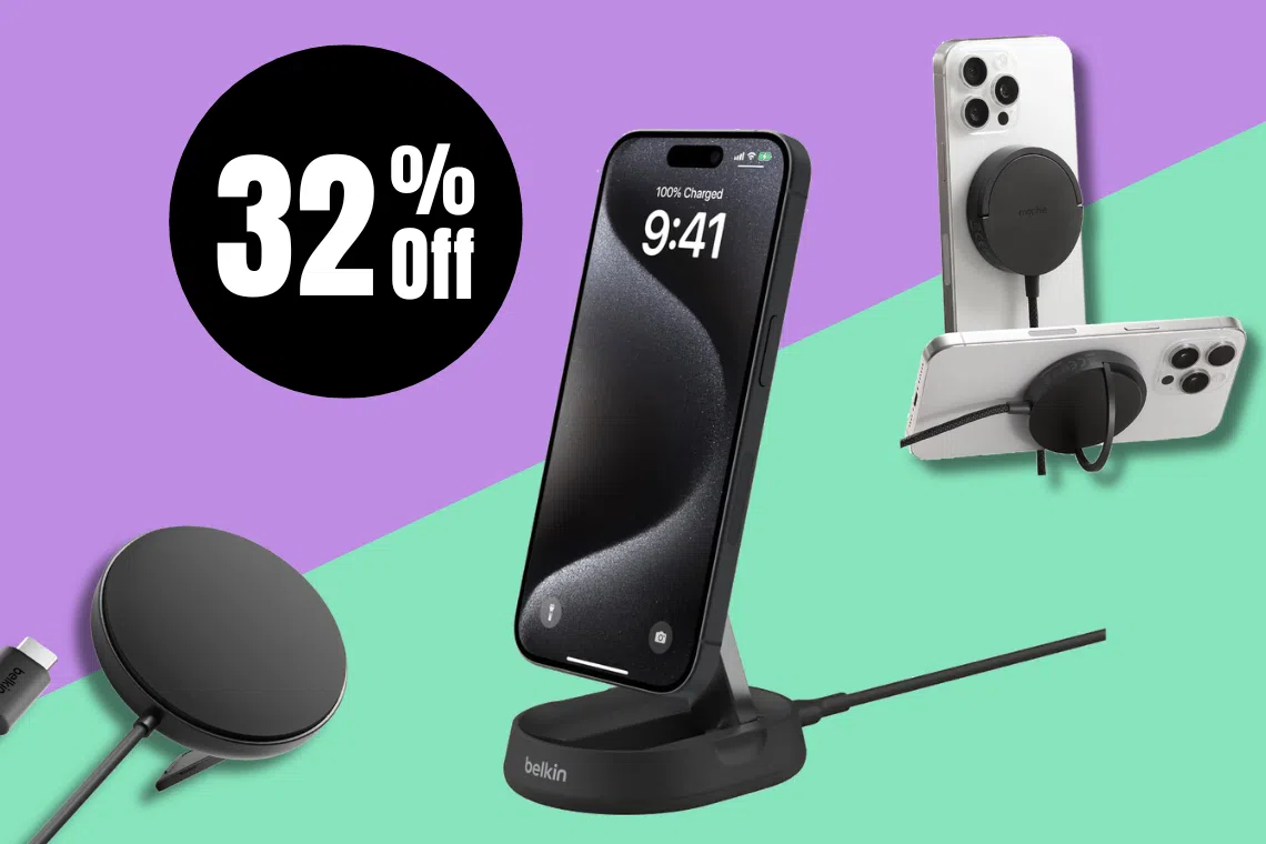 Belkin Qi2 wireless charging stand deal