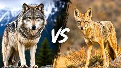 Wolf vs coyote: Size, behaviour, habitat and the surprising differences between them