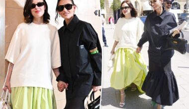 Demi Moore and Tallulah Willis coordinate for mother-daughter date during Paris Fashion Week